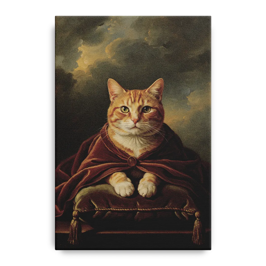 Aristocrat Cat - Custom Canvas Print
