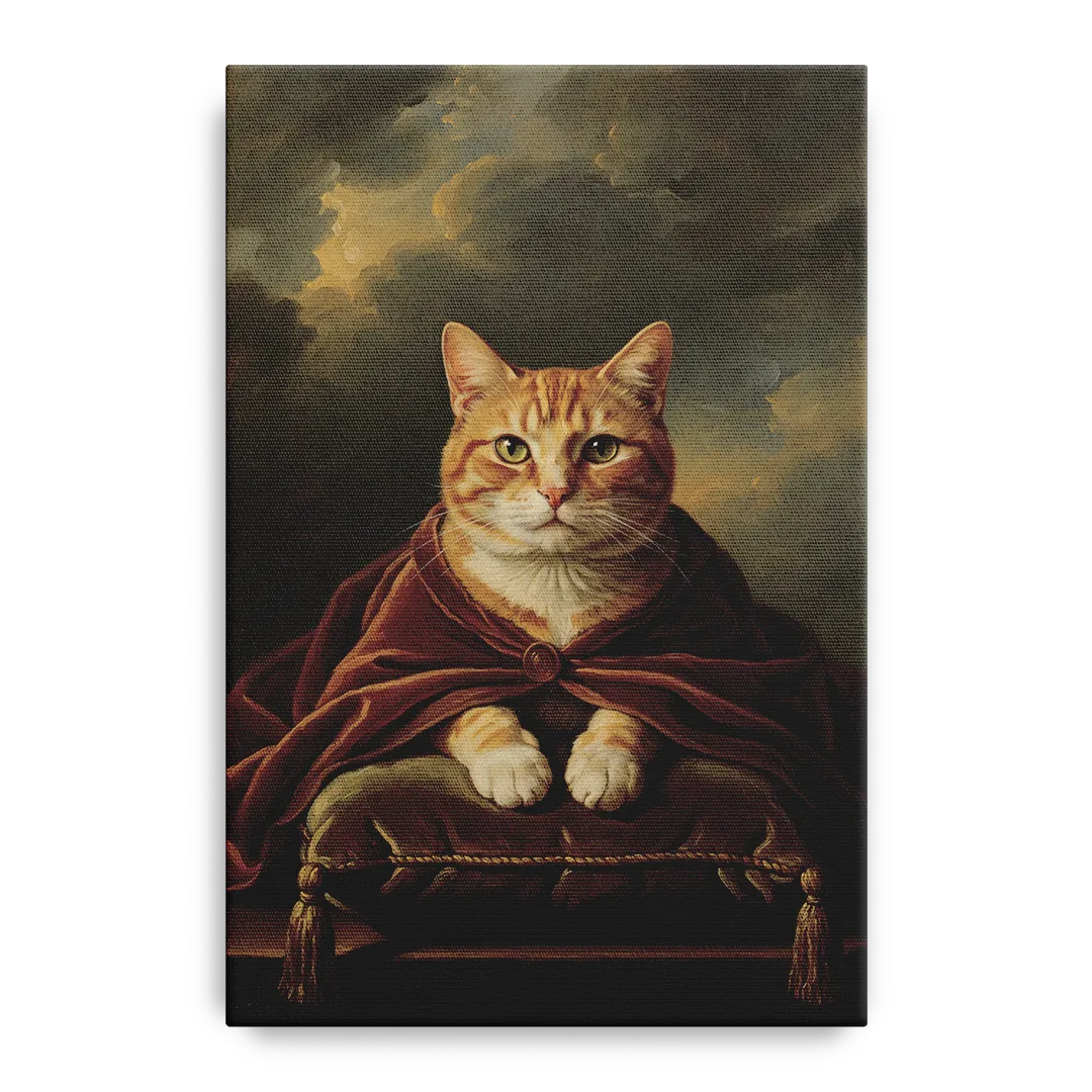 Aristocrat Cat - Custom Canvas Print