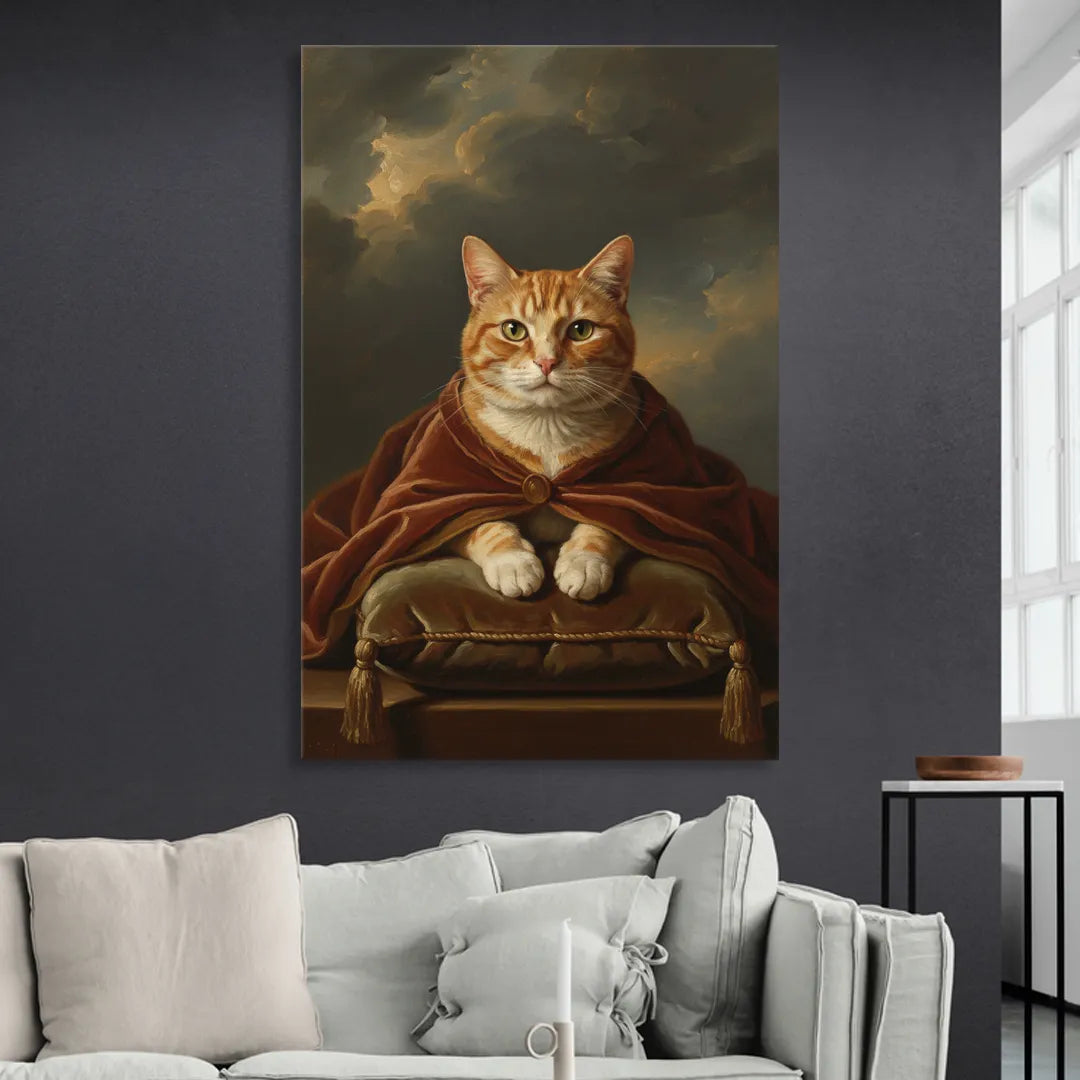 Aristocrat Cat - Custom Canvas Print