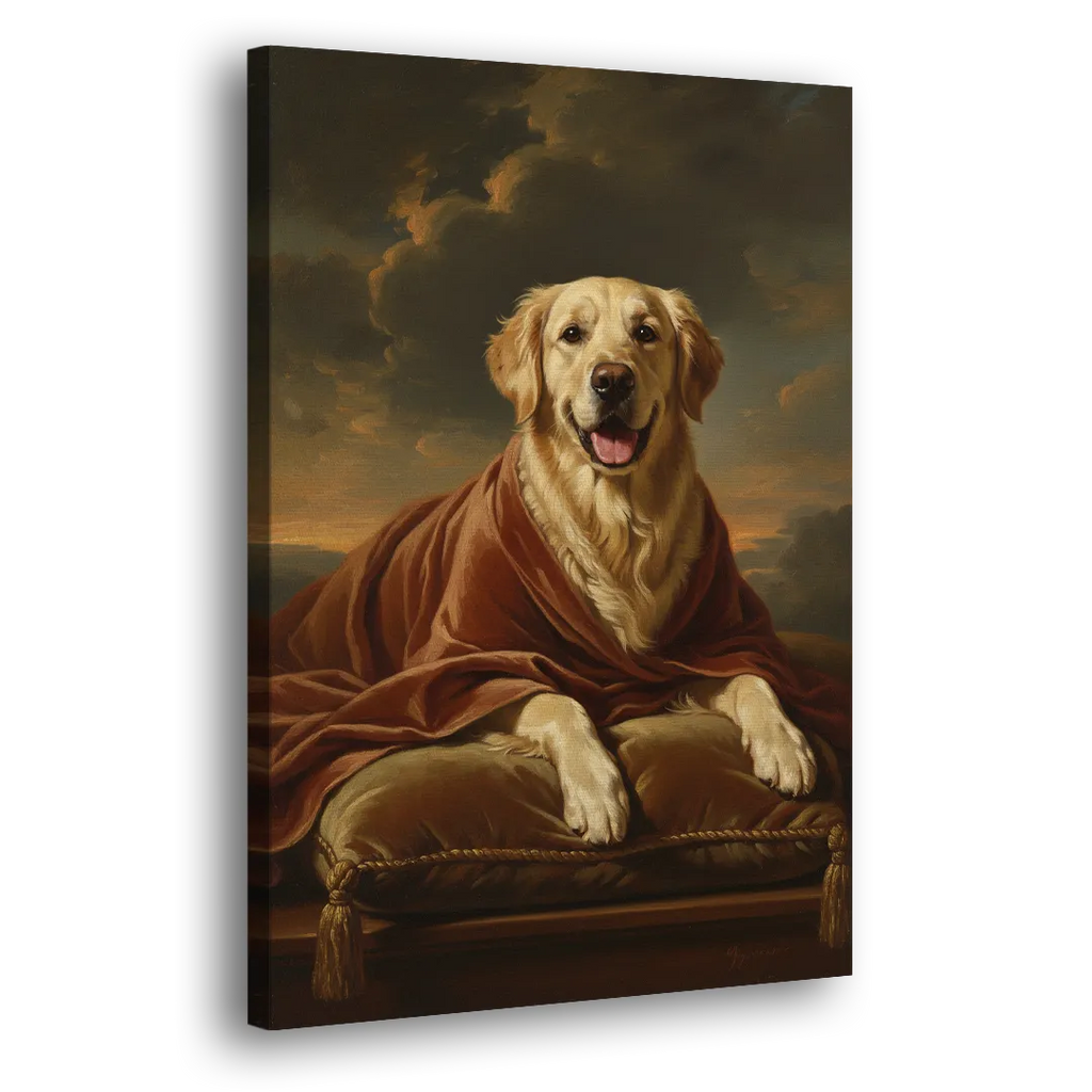 Aristocrat Dog - Custom Canvas Print