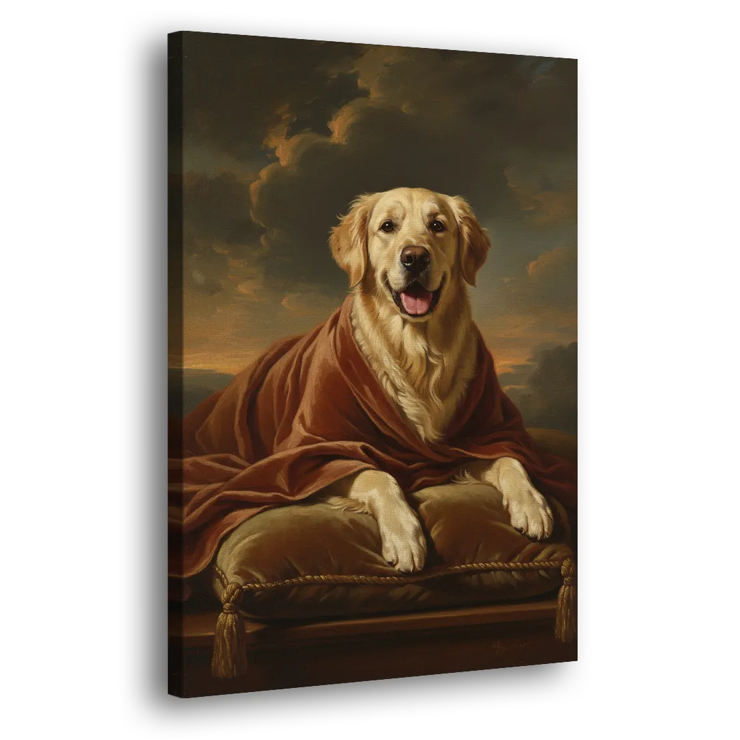 Aristocrat Dog - Custom Canvas Print