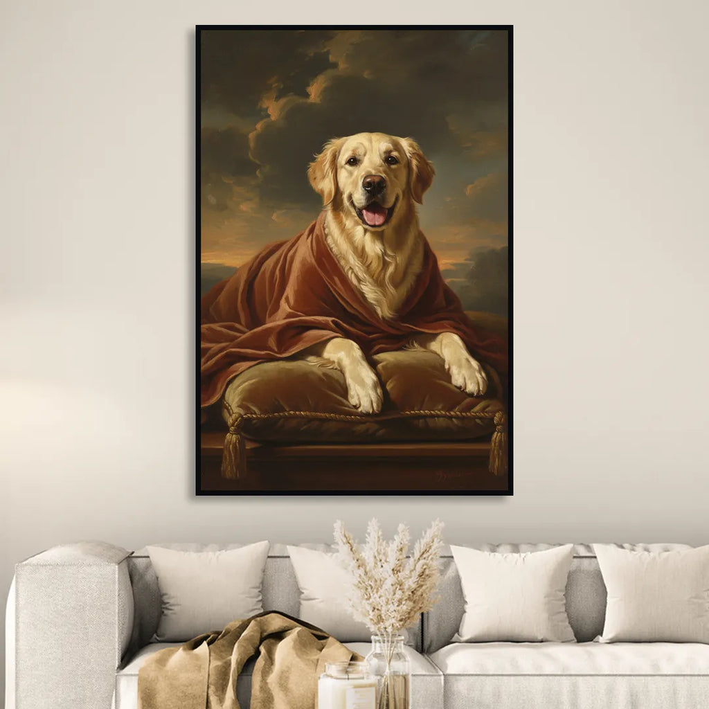 Aristocrat Dog - Custom Canvas Print