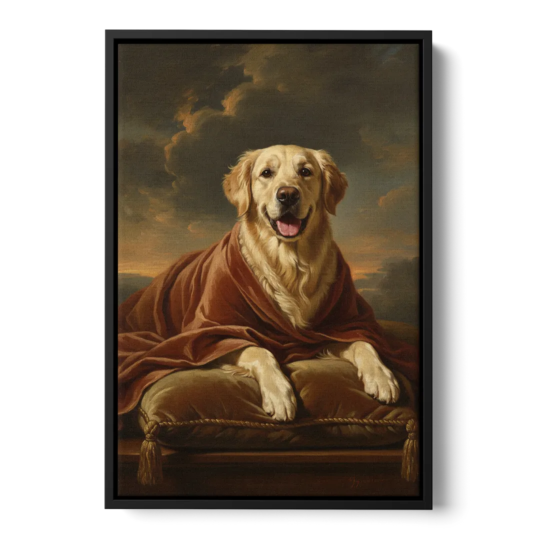 Aristocrat Dog - Custom Canvas Print