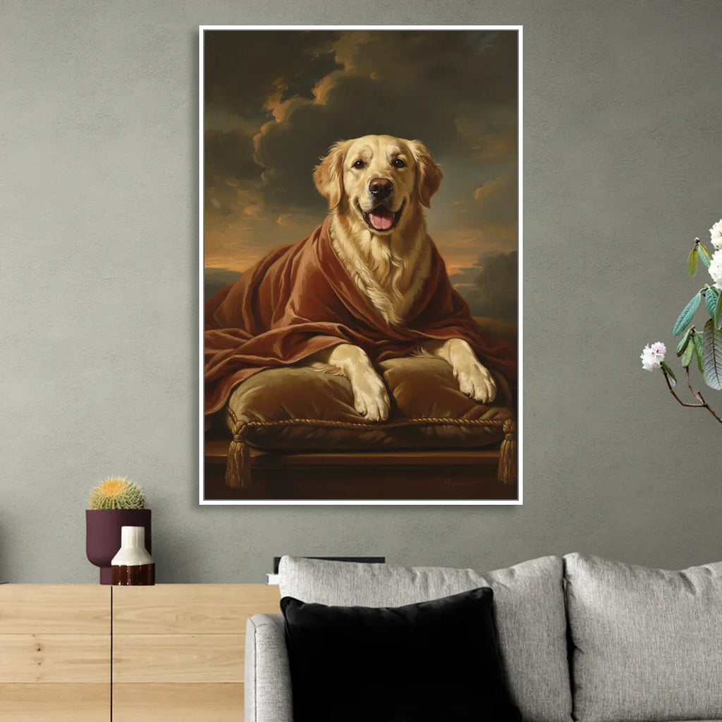 Aristocrat Dog - Custom Canvas Print