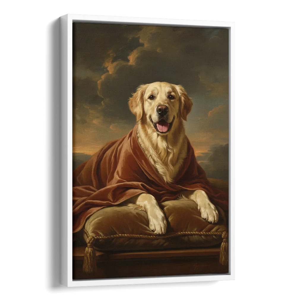 Aristocrat Dog - Custom Canvas Print