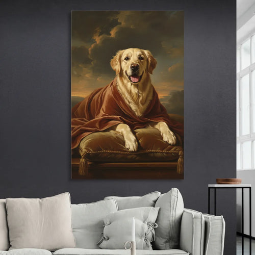 Aristocrat Dog - Custom Canvas Print