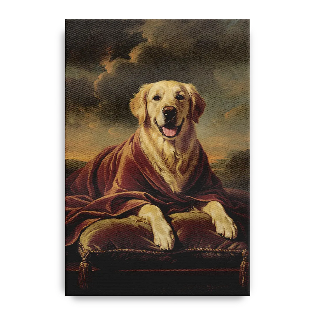 Aristocrat Dog - Custom Canvas Print